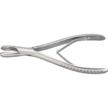 MILTEX Luer Rongeur, 7" (17.8 cm), straight jaws 8 mm bite. MFID: 26-190