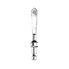 MILTEX CUSHING Perforator, 1/2" (1.3 cm) diameter. MFID: 26-2
