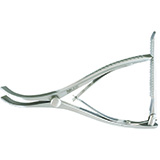 MILTEX INGE Laminectomy spreader, 6" (15.2 cm), jaws open to 1-1/8" (2.8 cm), without teeth. MFID: 26-2001