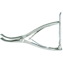 MILTEX INGE Laminectomy spreader, 6" (15.2 cm), jaws open to 1-1/8" (2.8 cm), without teeth. MFID: 26-2001