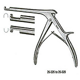 MILTEX SCHLESINGER Cervical Rongeur, thin tips, 6" (15.2 cm) shaft, up-bite, 3 mm. MFID: 26-326