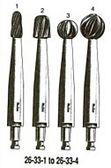 MILTEX HUDSON Burs, 14 mm diameter. MFID: 26-33-2
