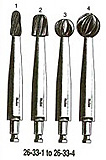 MILTEX HUDSON Burs, 16 mm diameter. MFID: 26-33-3