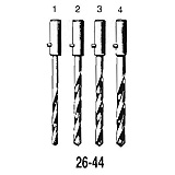 MILTEX Replacement Points for STILLE pattern drills, twist drills, 3mm. MFID: 26-44-2