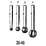 MILTEX Replacement Points for STILLE pattern drills, round burs, 16 mm. MFID: 26-46-4