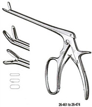 MILTEX FERRIS-SMITH Pituitary Cup Jaw Rongeur, 7" (17.8 cm) shank, 6 X 12 mm jaws, straight (CLOWARD Patt.). MFID: 26-474