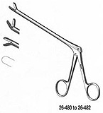 MILTEX CLOWARD Pituitary Rongeurs, 6 X 10 mm cup jaws, 6" (15.2 cm) shank, curved-down. MFID: 26-482