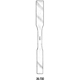 MILTEX SCOVILLE Spatula, 8" (20.3 cm), malleable ends 5/8" (1.6 cm) & 7/8" (2.2 cm) wide. MFID: 26-700