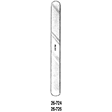 MILTEX DAVIS Spatula, 7" (17.8 cm) X 1/2" (1.3 cm), nickel silver, malleable. MFID: 26-724