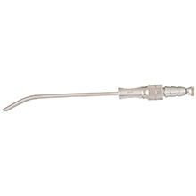 MILTEX ADSON Suction Tube, 6" (155mm) curved, with stylet, and finger valve , Diameter (3.5mm) 11 Fr. MFID: 26-780