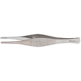 MILTEX FERRIS-SMITH Tissue Forceps, 7" (17.8 cm), serrated platform tips with 2 X 3 teeth. MFID: 26-958