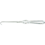 MILTEX VOLKMAN Hook Retractor, 8-3/4" (225mm), Sharp, 15mm deep Hook. MFID: 27-230
