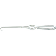MILTEX VOLKMAN Hook Retractor, 8-3/4" (225mm), Sharp, 15mm deep Hook. MFID: 27-230