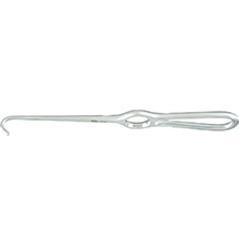 MILTEX VOLKMAN Hook Retractor, 8-3/4" (225mm), Blunt, 15mm deep Hook. MFID: 27-232