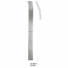 MILTEX LAMBOTTE Osteotome, 9" (22.9 cm), Curved, 38 mm (1-1/2"). MFID: 27-508