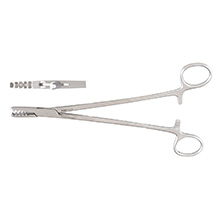 MILTEX MARTIN Cartilage Clamp, 8" (20.3 cm). MFID: 27-992