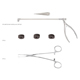MILTEX McGivney Hemorrhoidal Ligator Set: contains ligator, loading cone, o-rings ( pack of 100) and grasping forceps. MFID: 28-154A