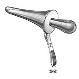 MILTEX BARR-SHUFORD Rectal Speculum, 4-3/8" (110mm), Tapering From 5/8" (16mm) To 2" (52mm). MFID: 28-52
