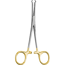 MILTEX No Scalpel Vasectomy Ring Clamp, 5-1/2" (140mm). MFID: 29-805