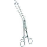 MILTEX KOGAN Endocervical Speculum, 11" (27.9 cm), improved pattern with ratchet & gauge, extra delicate fenestrated jaws 3 mm wide. MFID: 30-1351