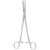 MILTEX BALLENTINE Hysterectomy Forceps, 8-1/2" (21.6 cm), longitudinal serrations, single tooth, straight. MFID: 30-1718