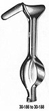MILTEX AUVARD Weighted Vaginal Speculum, 9" (22.9 cm), 2 lbs. (909 g), slightly angled 75 deg. MFID: 30-186