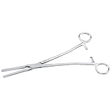 MILTEX Z-Type Hysterectomy/Parametrium Forceps, 12" (30.5cm), Straight, Flared Shanks. MFID: 30-1908