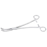 MILTEX Z-Type Hysterectomy/Parametrium Forceps, 14" (35.6cm), Curved, Flared Shanks. MFID: 30-1914