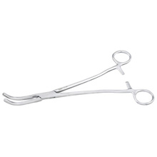 MILTEX Z-Type Hysterectomy/Parametrium Forceps, 14" (35.6cm), Curved, Flared Shanks. MFID: 30-1914