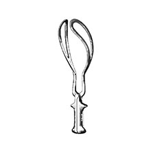 MILTEX SIMPSON Obstetrical Forceps, 12-1/4" (313mm), Short Model. MFID: 30-2305
