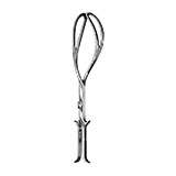 MILTEX KIELLAND Obstetrical Forceps, 16-1/4" (413mm). MFID: 30-2350