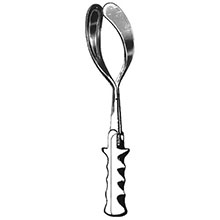 MILTEX McLEAN-LUIKART Obstetrical Forceps, 15-3/4" (400mm), Solid Blades, long shank. MFID: 30-2410