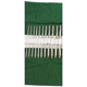 MILTEX HEGAR Uterine Dilators, 7-1/4” (185mm), single end, Set of 14 In Khaki Roll, sizes 4 to 17 mm. MFID: 30-515