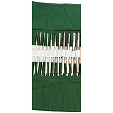 MILTEX HEGAR Uterine Dilators, 7-1/4” (185mm), single end, Set of 14 In Khaki Roll, sizes 4 to 17 mm. MFID: 30-515