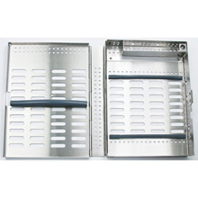 MILTEX Thompson 9 Cassette, Single Rack, 8 x 6 x 1 3/16 (inches), 204 x 154 x 30 (mm). MFID: 3-085109