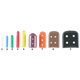 MILTEX Tip-It Instrument Protectors, Solid, Vented, Size 2, Blue, 50/Pack. MFID: 3-2502V