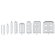 MILTEX Tip-It Instrument Protectors, Clear, Vented, Size 5, 50/Pack. MFID: 3-2505C