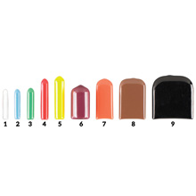 MILTEX Tip-It Instrument Protectors, Assorted Sizes, Solid, Non- Vented, 50/Pack. MFID: 3-2510