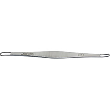 MILTEX SCHAMBERG Comedone extractor, 3-3/4" (96.5mm) with square loop end expressors. MFID: 33-200