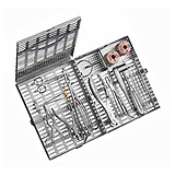 MILTEX Orthopedic Storage Cassette, 10-3/4" x 8-1/4" x 2-3/4". MFID: 3-6845