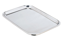 MILTEX Non-Perforated Mayo Tray, 17" x 11-5/8" x 3/4". MFID: 3-929