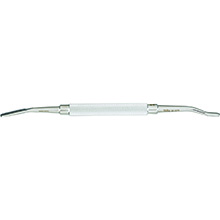 MILTEX MILLER Bone File, 7-1/4" (182mm), no. 64, double-ended, 5.2mm wide and 4.5mm wide, plain serrations. MFID: 40-1375