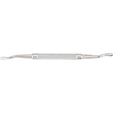 MILTEX HOWARD Bone File, 7" (180mm), no. 12A, double-ended, 5.3mm wide and 5.3mm wide, one end plain, other end cross serrated. MFID: 40-1382