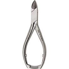 MILTEX Nail Nipper, 5-1/2" (142mm), concave jaws, double spring, stainless. MFID: 40-210-SS