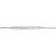 MILTEX Bone File, Reverse Cutting, Double-Ended, POLOKOFF narrow pattern, standard serrations, Length= 7-1/4" (184 mm). MFID: 40-2800