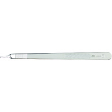 MILTEX no. 3LA Scalpel Handle, 8" (205mm), angled tip, for deep surgery, extra fine, Fits Blade Sizes 10, 11, 12, 12B, 15 & 15C. MFID: 4-12