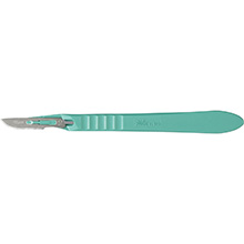 MILTEX Disposable Scalpels, stainless steel, sterile blade size no. 10, 10/box. MFID: 4-410