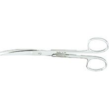 MILTEX DEAVER Scissors, 5-1/2", curved, sharp/sharp points. MFID: 5-106