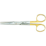 MILTEX MAYO Dissecting Scissors, 5-3/4" (145mm), Tungsten Carbide, straight, standard beveled blades. MFID: 5-120TC