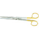 MILTEX MAYO Dissecting Scissors, 6-3/4" (172mm), Straight, Standard Beveled Blades, Carb-N-Sert. MFID: 5-124TC